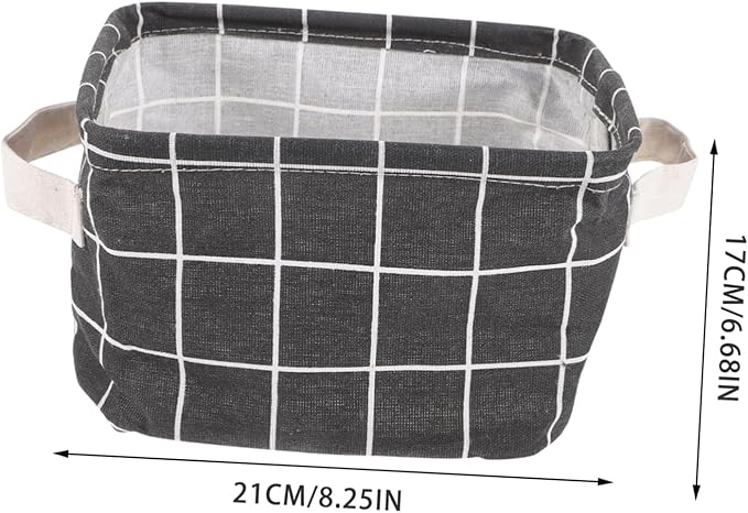 2pcs Multifunctional Storage Organizer Linen Basket for Laundry Closet Office Dorm