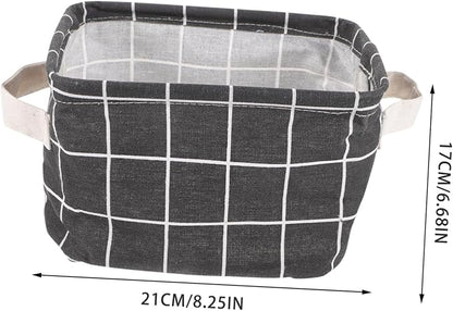 2pcs Multifunctional Storage Organizer Linen Basket for Laundry Closet Office Dorm
