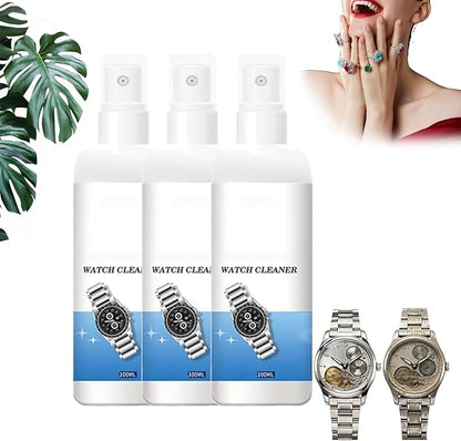 Watch Strap Maintenance Cleaner Spray,Watch Scratch Remover,Quick Jewelry Cleaning Spray,Watch Strap Liquid Suitable for Various Materials (1, 3pcs)