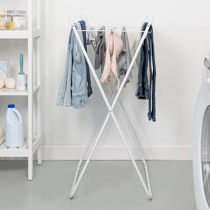 Honey-Can-Do White Metal Collapsible Clothes Drying Rack DRY-09864 White