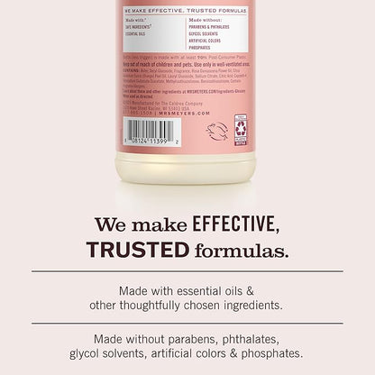 MRS. MEYER'S CLEAN DAY Multi-Surface Everyday Cleaner, Rose Scent, 16 Fl Oz Bottle
