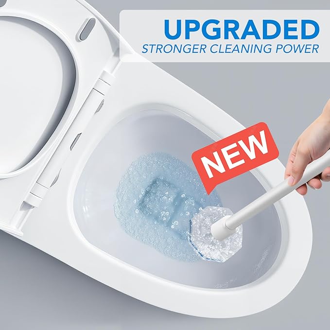 Disposable Toilet Wand Refills for Clorox, 50 Count - Compatible with Clorox Toilet Wand for bathroom Cleaning