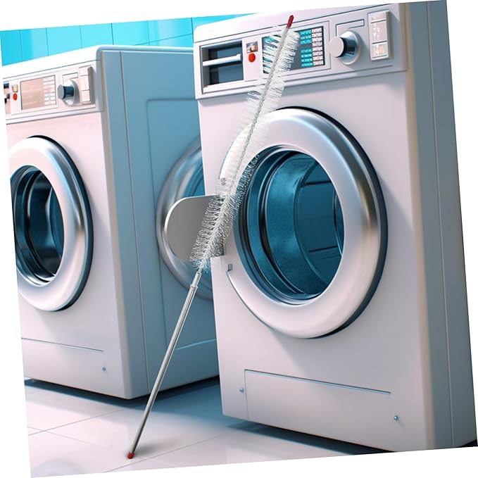 Cabilock Long Handle Washing Machine Brush Adjustable Dryer Vent Cleaner Flexible Lint Remover for Laundry Machines and Ventilation Systems