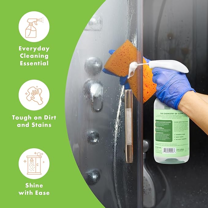 Better Life Toilet Bowl Cleaner 1-Pack + All Purpose Cleaner 24 Oz 1-Pack Clary Sage and Citrus
