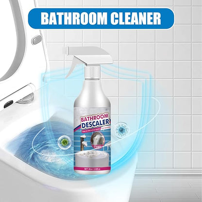 NBDIB 3PC Bathroom Descaler Foam Cleaner Spray,2025 Upgraded Stubborn Stains Cleaner, Bathroom Descaler Spray,All Purpose Rinse Cleaning Foam for Toilet, Bathtub, Tile, Glass and Sink