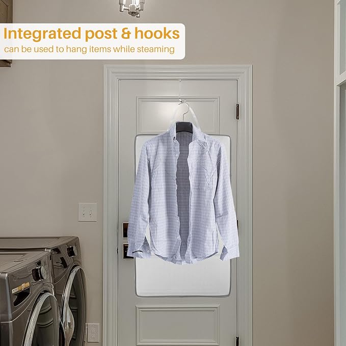 Over the Door Steaming Station,Over The Door Steamer Pad,Steamer Board for Clothes,Portable Garment Steamer Pad, Ideal for Home and Travel