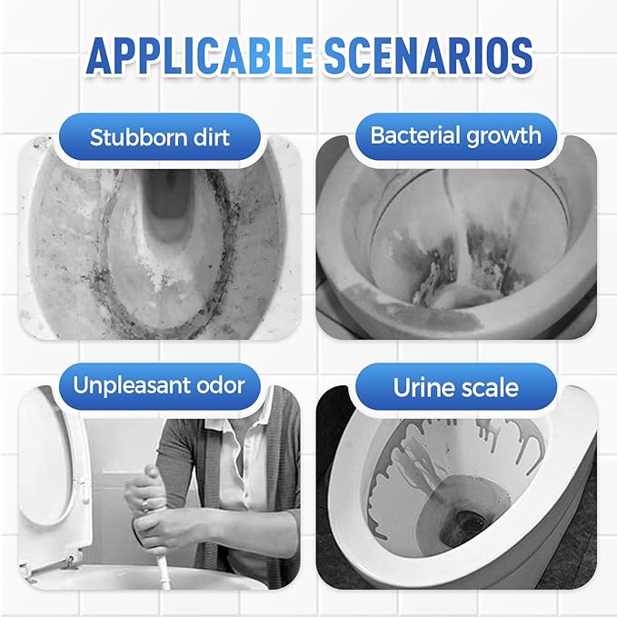 Foam Toilet Cleaner, 2025 Upgrade Toilet Bowl Cleaner, Advanced Bathroom Cleaner for Home, Non-Toxic Toilets Cleaning Powder with Families (3)
