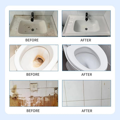DIMOT Bathroom Descaler Foam Cleaner -Foam Cleaner Spray, 2025 New Multipurpose Bathroom Descaler Spray, Bathtub, No-Rinse Formula，Includes A Cleaning Cloth And A Cleaning Sponge