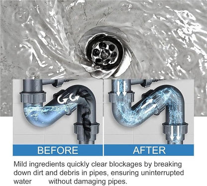 Powerful Kitchen Pipe Dredging Agent, Dredge Deodorant, Toilet Sink Drain Cleaner, Sewer Household Cleaning Tools