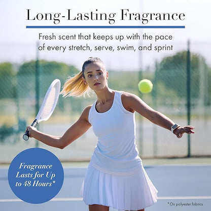 The Laundress Activewear Laundry Detergent, 32 Oz, Marine Fragrance, 4-in-1 Enzyme Blend for Workout Performance Fabrics, Fights Sweat Odors & Stains, USDA Certified Biobased Product (90%)