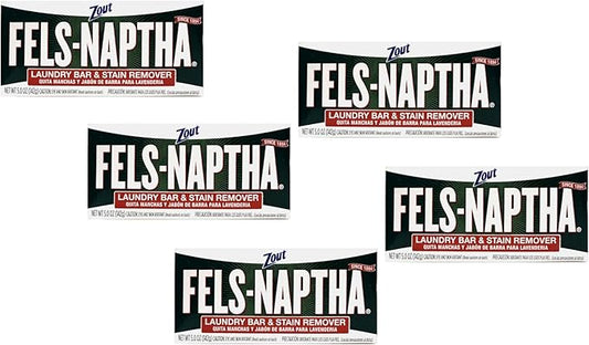 Fels-Naptha Laundry Soap Bar (Pack of 5)