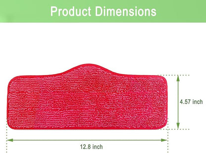MalhSlix 8 Pack Microfiber Replacement Steam Mop Pads Compatible for Schenley Steam Mop Cleaner, Washable and Reusable Replacement Mop Pads