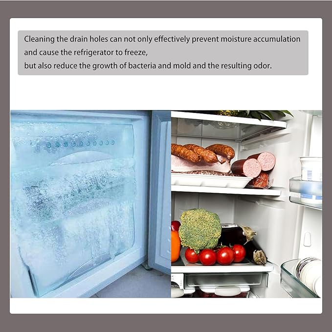 8 pcs Refrigerator Water Line Cleaning Kit Reusable Fridge Water Line Cleaner Cleaning Tool for Fridges Drinking Water Dispensers and Ice Maker
