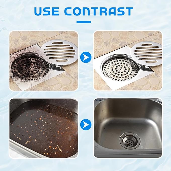 Sink and Drain Cleaner, Garbage Disposal Cleaner, 2025 Upgrade Sink Drain Cleaner, Powerful Pipe Dredging Agent for Kitchen Toilet (1PC)
