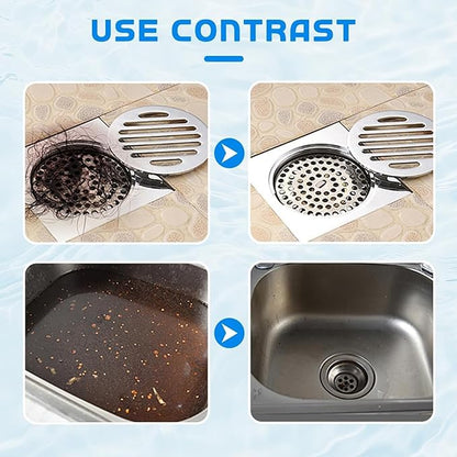 Sink and Drain Cleaner, Garbage Disposal Cleaner, 2025 Upgrade Sink Drain Cleaner, Powerful Pipe Dredging Agent for Kitchen Toilet (4PCS)