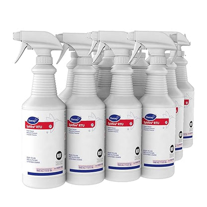 Spitfire 95891789 RTU Power Cleaner, Heavy Duty Degreaser for Shops & Kitchens, Pine Scent, Ready-to-Use Capped, 32-Ounce (Pack of 12 with 12 Spray Nozzles) Discontinued