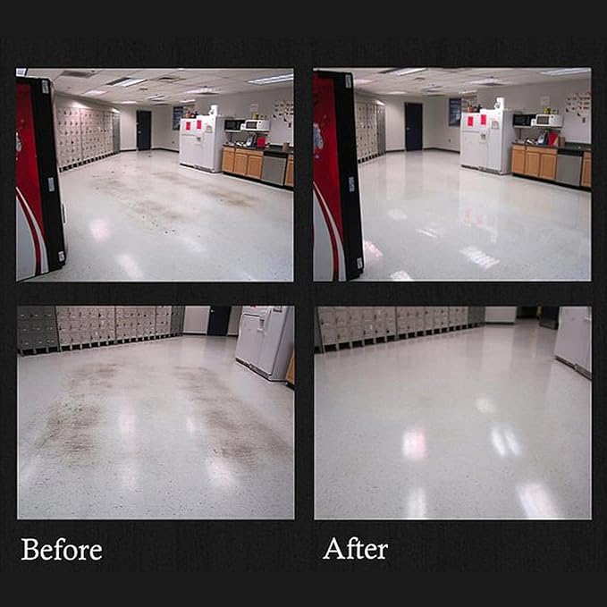 Quality Chemical Pro Shine High Solids Commercial Wet-Look Floor Finish Wax - High Shine Floor Cleaner, Future Floor Wax - Floor Wax for VCT Tile Floors, Polish & Restorer - 640 oz (Pack of 1)