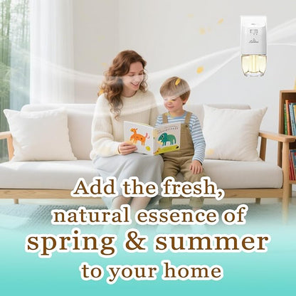 Plug In Refills Air Freshener 12 Pack – Ocean Breeze, Fresh Linen, Bohemia Forest, Winds in Summer, Scented Refill for Home, Bathrooms Use, Compatible with Air Wick & Glade, Not for Glade Plus