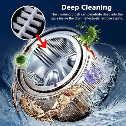 2pcs Washing Machine Cleaning Brushs, Flexible Bendable Slot Cleaning Brush 60cm(White)