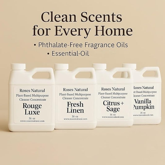 Multipurpose Cleaner Concentrate, 36 oz | Plant-Based, Non-Toxic, Biodegradable | Streak-Free Cleaning for Kitchen, Bathroom, Glass & Floors (Vanilla Pumpkin)