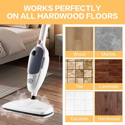 4 Packs Replacement Mop Pads Compatible with GorFanty Steam Mop GF-6610B/GF-6610/ Neugo NE033 NE033M/ Mxnsewr Steam Mop, Washable, Reusable Microfiber Steam Mop Cloth