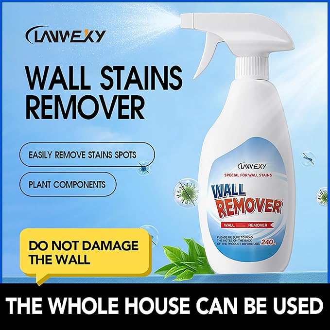 LANWEXY-Highly Effective Removal Spray,Wall Cleaner Spray-Bathroom Foam Cleaner for Shower,Wall,Ceiling,Wood,Kitchens,Tile,Killer with Prevention Inhibitor-2 bottles