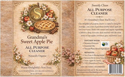 All Purpose Cleaner, Plant Based, USDA BioPreferred, (Apple)