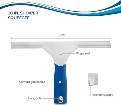 Unger - 978800 Shower Squeegee, 10" white