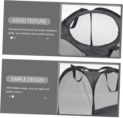 Mobestech Large Laundry Basket Collapsible Pop up Hamper Folding Dorm Clothes Organizer Storage Pouch