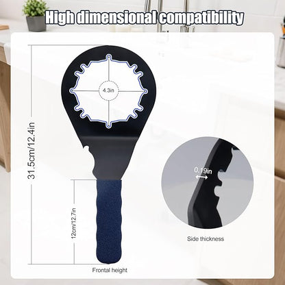Universal Sink Drain Wrench for Loosen Tighten Strainer Locking Nut Fits All 4-, 6- and 8-tab, Toilet Bathroom Kitchen Sink Wrench