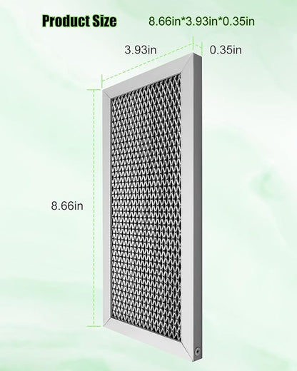 2 Pcs Microwave Charcoal Filter Fit for Samsung, Replace ME18H704SFS/AA ME18H704SFS/AC ME18H704SFW/AA ME18H704SFW/AC