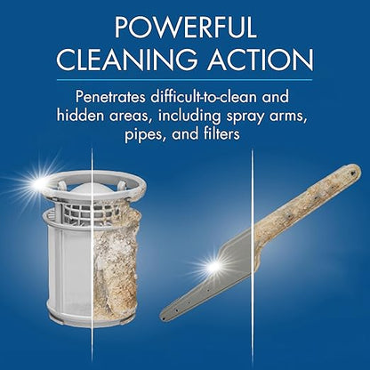 Glisten Dishwasher Magic Machine Cleaner and Disinfectant 2-Pack and Washer Magic Washing Machine Cleaner and Deodorizer 2-Pack