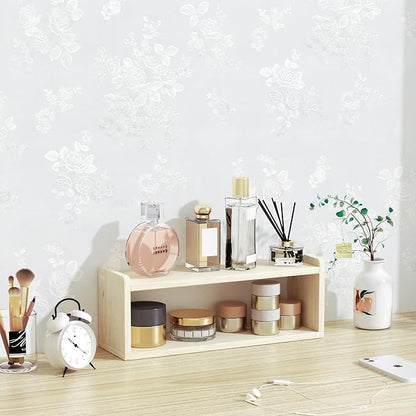 White Wallpaper Silk Embossed Floral White Contact Paper for Cabinets Furniture 118inL 17.7inW Textured Thicken Self Adhesive Wallpaper for Bedroom Flower Solid Contact Paper Vinyl Shelf Liner