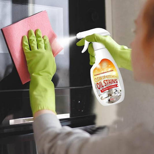 Heavy Duty Degreaser, Fruity Fresh Scent, 240mL, Kitchen Degreaser Spray, Oil Remover Spray, Powerful Oil Remover, For Grill, Stove Top, Sink, Oven, Countertops