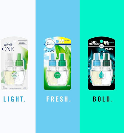 Febreze Unstopables Fresh Pluggable Scented Oil Refill with Warmer Air Freshener (1 Count, 0.87 Oz)