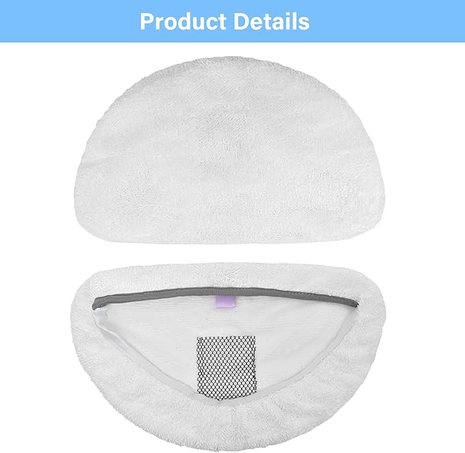 12 Pack 1940 Steam Mop Replacement Pads for Bissell Powerfresh Steam Mop 1940 1440 1806 1544 2075 2685A 2814 Series, Model 19402 19404 19408 19409 1940A 1940F 1940Q 1940T 1940W B0006 B0017 2075A 15441