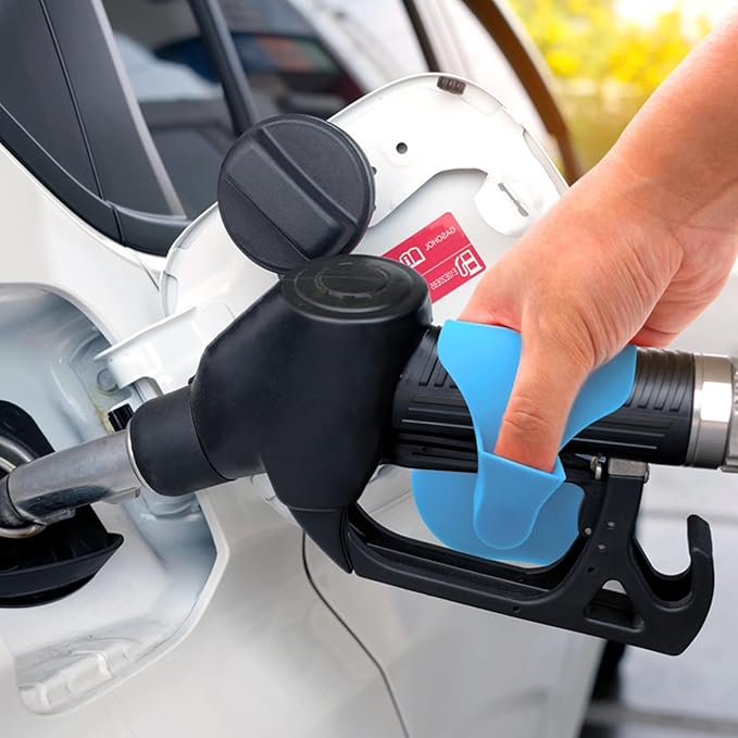 KIBBEH Reusable Silicone Fuel Glove, Protect Hands from Filthy Gas Pump Handles and Keypads, Durable and Universal
