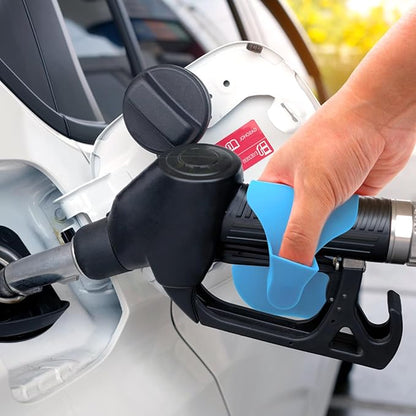 KIBBEH Reusable Silicone Fuel Glove, Protect Hands from Filthy Gas Pump Handles and Keypads, Durable and Universal