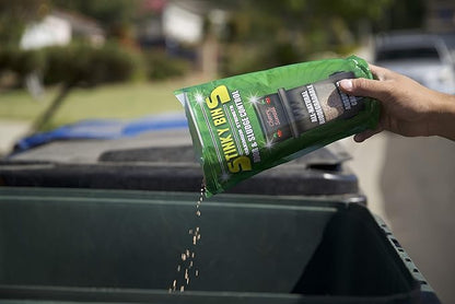 Garbage Odor Eliminator – Cherry Scented Absorbing Granules for Trash Bins, Dumpsters, Garbage Cans, and Outdoor Waste – All-Natural Sludge Control and Deodorizer – 24 oz Bag