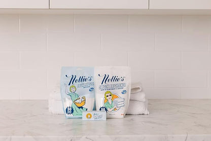 Nellie’s Complete Laundry Bundle – Concentrated Laundry Soda (50 Loads), Oxygen Brightener (50 scoops) & WOW Stick Stain Remover