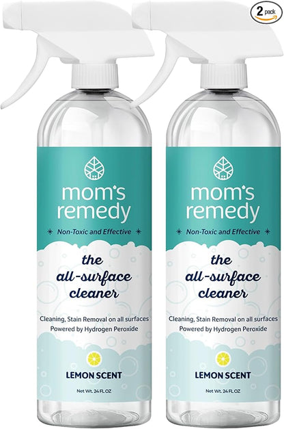 MOMREMEDY Hydrogen Peroxide All Purpose Cleaning Spray | Multipurpose Home Cleaner | Fabric and Laundry Stain Remover | All Surface Kitchen and Bathroom | Non Toxic