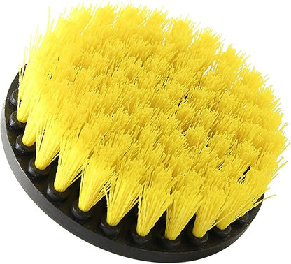 Thereisno Drill Cleaning Brushes Soft Drill Brush Attachment for Cleaning Carpet Leathers Upholstery Drill Soft Brush Replacement Drill Brush
