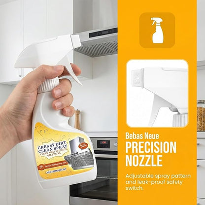 Kitchen Cleaner, Heavy Oil Cleaner Stain, Clean up Kitchen Oil Stains, Grease Remover Kitchen, Multipurpose Foam Cleaning Spray for Home Chefs