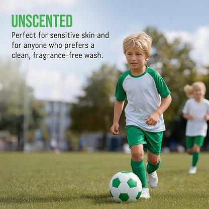 Rockin' Green Laundry Detergent, Plant based, All Natural Laundry Detergent Powder, Vegan and Biodegradable Odor Fighter, Safe for Sensitive Skin (Active Wear 120 Loads - Unscented)