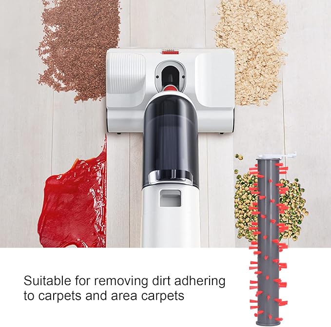 Carpet Brush Roller Replacement Rug Brush Roller Bissell CrossWave Cordless Max 2785 2554 2590 2593 2596 High Compatibility ABS Material Durable Efficient Cleaning Pet Hair Debris