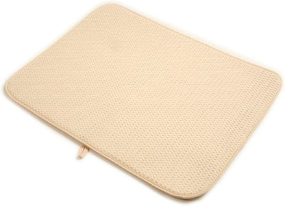 Norpro 24 by 18-Inch Microfiber Dish Drying Mat, Cream