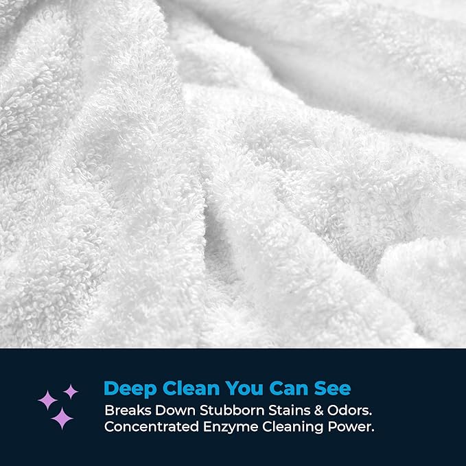 PowerPax 5-in-1 Laundry Detergent Pods, 36 Count Concentrated Enzyme Clean pods for Stain Removal, Odor Control, Fabric Softening & Color Care, Free & Clear