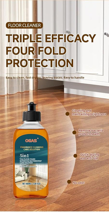 Floor Restorer Cleaner – Professional Floor Polish for Tile, Wood, Laminate, Vinyl, Bamboo – Fast-Drying Floor Restorer & Hardwood Restore Solution – Long-Lasting Protection Against Daily Wear