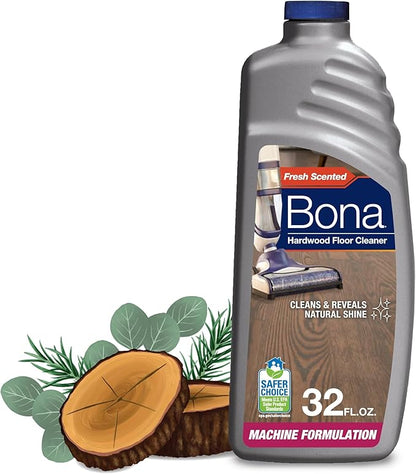 Bona® Hardwood Floor Cleaner - Hard-Floor Cleaning Machine Formulation - 32 fl oz - Cedar Wood