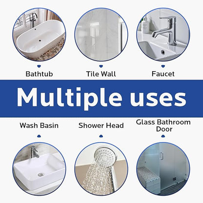 Bathroom Stubborn Stains Cleaner: Grout Tile Bathroom Cleaner, Heavy-Duty Stain Remover for Shower Bathroom Kitchen (500ml)